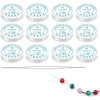 Qttrpcu 12 elastinės juostelės ritė apyrankėms, elastinė juostelė apyrankėms, atspari plyšimui, 1,0 mm, 0,8 mm, 0,7 mm, 0,6 mm, 0,5 mm, 0,4 mm elastinis juvelyrinis siūlas
