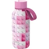 Quokka Kids Solid Rožinė Bricks termosas su nerūdijančio plieno pakabuku, 330 ml