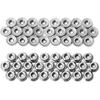 Qwork M6 304 Nerūdijančio Plieno Flanšinės Veržlės (50 vnt.)