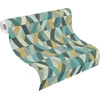 Rasch Barbara Home Collection Ii 536744 flizelininiai tapetai grafinis mėlynas 10.05 m x 0.53 m