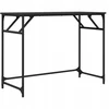 Rašomasis stalas, juodas, 100x45x76 cm, medienos medžiaga