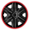 Ratlankio gaubtai 14" Universalūs Nrm Fast Lux raudoni 4 vnt.