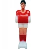 Raudonas futbolininkas figūrėlė mini stalo futbolui 8 mm