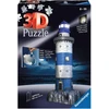 Ravensburger 3d Big Ben naktį dėlionė, 12588 / 3d dėlionė su gražiu naktiniu dizainu, su led apšvietimu / Tinka nuo 10 metų, 216 detalių, įvairiaspalvė