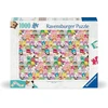 Ravensburger Dėlionė 12000746 Squishmallows 1000 detalių dėlionė suaugusiems ir vaikams nuo 14 metų, Squishmallows dovanos