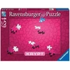 Ravensburger Krypt Dėlionė, 654 Detalės, Rožinė