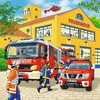 Ravensburger vaikiška dėlionė - 09401 ugniagesių brigada - dėlionė vaikams nuo 5 metų su 3 x 49 detalėmis