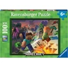 Ravensburger vaikiškos dėlionės 13333 Monster Minecraft 100 dalių Xxl Minecraft dėlionė vaikams nuo 6 metų