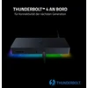 Razer Thunderbolt 4 Dock Chroma – aukščiausios kokybės stotelė su rgb apšvietimu, skirta windows ir mac (10 prievadų viename, išvestis į du 4k monitorius arba vieną 8k monitorių), juoda