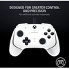Razer Wolverine V2 laidinis žaidimų valdiklis, skirtas XBOX Series X s, XBOX One, Pc: perprogramuojami priekiniai mygtukai – mechaniniai taktiliniai veiksmo mygtukai ir D-pad – trigerio stabdymo jungikliai – baltas