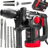 Red Technic Smūginis gręžtuvas sds+ 2200w 6j lagaminas 3 x grąžtai + kaltai