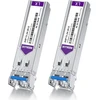 Redlux 1g Sfp Lx Singlemode Gbic modulis, 1310nm Smf, dviguba Lc jungtis, iki 20 km, suderinamas su Cisco, Meraki, Ubiquiti Unifi, Mikrotik, Fortinet, Netgear, D-link, Broadcom, Linksys, 2 vnt.