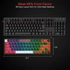 Redragon K631 Pro 65% belaidė Rgb žaidimų klaviatūra, 68 klavišų karštai keičiama kompaktiška mechaninė klaviatūra su karštai keičiamu Free-mod Pcb lizdu ir atskirais rodyklių klavišais, tylus raudonas linijinis jungiklis