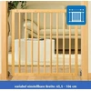 Reer Basic 46977 Apsauginiai varteliai laiptams ir durims prisukami, mediniai, stabilus laikymas, praėjimo plotis 65,5–106 cm, rudi, 65,5–106 cm