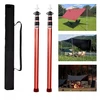 Reguliuojami stulpeliai tentu komplektas 2 teleskopiniai strypai 90-230cm