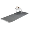 Relaxdays 100% medvilninis vienspalvis patchwork stiliaus kilimas su kutais