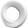 Relaxdays Leonardo Home Oggetto 059010 keraminis objektas, 1 vnt., stilingas keraminis meno kūrinys, moderni dekoracija su gaivinančia atmosfera, apvalios formos, traukiantis akį, rankų darbo, aukštis 17 cm, baltas