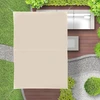 Relaxdays stačiakampė apsauga nuo saulės, atspari vandeniui ir Uv spinduliams, su virvėmis, terasai, balkonui, 2 x 4 m, smėlio spalvos
