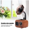 Kompiuterio kolonėlės Retro Bluetooth Garsiakalbis, Nešiojamas 5w Medienos/plastiko