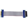 Riser kabelis, Pci-e Professional, 1 x 4 x 8 x 16 x nuo vyriško iki moteriško, Vga vaizdo plokštė, lankstus riser prailginimo kabelis (pci-e 4x į 4x)