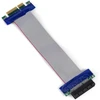 Riser kabelis, Pci-e Professional, 1 x 4 x 8 x 16 x nuo vyriško iki moteriško, Vga vaizdo plokštė, lankstus riser prailginimo kabelis (pci-e 4x į 4x)