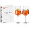 Ritzenhoff Sprizz 2841018 aperityvo taurių rinkinys iš 2 vnt., 500 ml, Summer Rausch Deluxe serija su ginko motyvu, pagaminta Vokietijoje