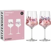 Ritzenhoff Sprizz 6011002 aperityvo taurių rinkinys iš 2 vnt., 500 ml, Summer Sonett serija, vaisiai ir šakelės, spalvingas, pagaminta Vokietijoje