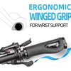 Rockbros Ergonomiškos dviračio rankenos su užraktu, skirtos Mtb, plento, trekingo, elektriniams, miesto ir sulankstomiems dviračiams, 22,2 mm