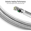 Roficord Usb Type C įkrovimo laidas, 3a, [2 vnt. 3m+3m] stačiu kampu 90 laipsnių greito įkrovimo pintas laidas, suderinamas su Galaxy S10, S9 ir kitais Type-c įrenginiais (3m+3m, pilkas)