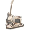 Rokr 3d medinė dėlionė - Gitaros modelis