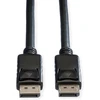 Roline Displayport kabelis, Dp-dp, v1.2, St - St, Tpe, juodas, 5 m