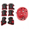 Roller skate riedlenčių paspirtuko kelio šalmas raudonas M