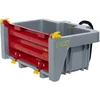 Rollytoys priekaba rollybox (pakreipimo funkcija, pilka/raudona spalva, vaikams nuo 3 iki 10 metų, vaikų traktorėliams) 408948