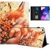 Rostsant dėklas, skirtas Lenovo Tab M10 3rd Gen 10.1 colių planšetiniam kompiuteriui - Pu odos magnetinis stovas, piniginės tipo apsauginis dėklas, 2022 metų modelis, gėlėta lapė