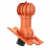 Rotacinis ventiliacinis kaminėlis Euronit Extra, ⌀ 150 mm, raudonas