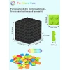 Roxenda Rubiko kubas, Bricks Magic su Square 3 x 3, galvosūkis ir 3d greitasis kubas, vaikams ir suaugusiems, kurie mėgaujasi (juodas)