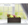 Royal Imports stiklinė vaza gėlėms, dekoratyvinė kompozicija namams ar vestuvėms - pailgas stačiakampio formos, 30,5 cm ilgio, 10 cm aukščio ir 10 cm pločio anga, skaidri