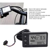 S866 dviračio kompiuteris Lcd matuoklis elektriniams dviračiams, 24v 36v 48v elektrinio paspirtuko valdymo skydelis su Sm kištuku dviračio spidometras odometras 22.2mm vairui