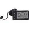 S866 dviračio kompiuteris Lcd matuoklis elektriniams dviračiams, 24v 36v 48v elektrinio paspirtuko valdymo skydelis su Sm kištuku dviračio spidometras odometras 22.2mm vairui