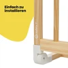 Lova Safety 1st medinis lovos barjeras 110 cm, apsauga nuo iškritimo iš lovos, 18 mėn. - 5 metai, reguliuojamas lovos barjeras, automatinis užraktas, fsc® sertifikuota mediena, lengvai sulankstomas ir laikomas, natūrali mediena