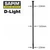 Sapim D-light 288mm stiprintuvas (2.0-1.65-2.0mm)