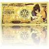 Sasuke Uchiha Naruto unikali Pvc kolekcinė banknotų dovana anime