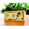 Sasuke Uchiha Naruto unikali Pvc kolekcinė banknotų dovana anime