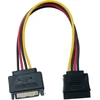 Sata prailginimo laidas 20cm, 15 kontaktų M/f, Ssd/hdd
