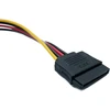 Sata prailginimo laidas 20cm, 15 kontaktų M/f, Ssd/hdd