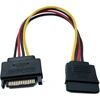 Sata prailginimo laidas 20cm, 15 kontaktų M/f, Ssd/hdd