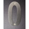 Satininio nerūdijančio plieno durų numeris 0 – 150 mm