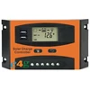 Saulės įkrovimo reguliatorius 30a, 12v 24v panelis, Usb