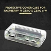 Sb aukštos kokybės raspberry pi zero dėklas - prieiga prie visų prievadų **skaidrus/permatomas sumontuojamas per 30 sekundžių atviras (skaidrus)