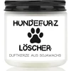 Scentoria dovanos šunų savininkėms moterims, kvapni žvakė stiklainyje - dog fart extinguisher, juokinga dovana šunų mylėtojams, žmonai, merginai gimtadienio proga, gimtadienio dovana moterims ir vyrams (levandų)